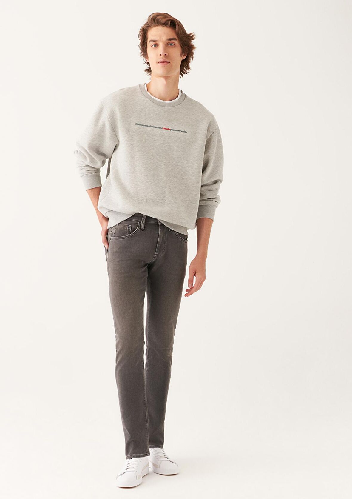 Mavi Jake Açık Gri Sporty Jean Pantolon 0042280966