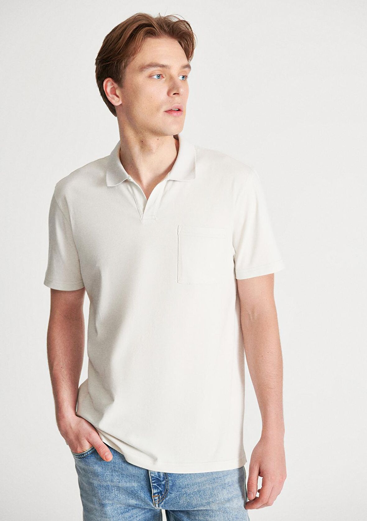 Mavi Gri Polo Tişört 0610297-80618