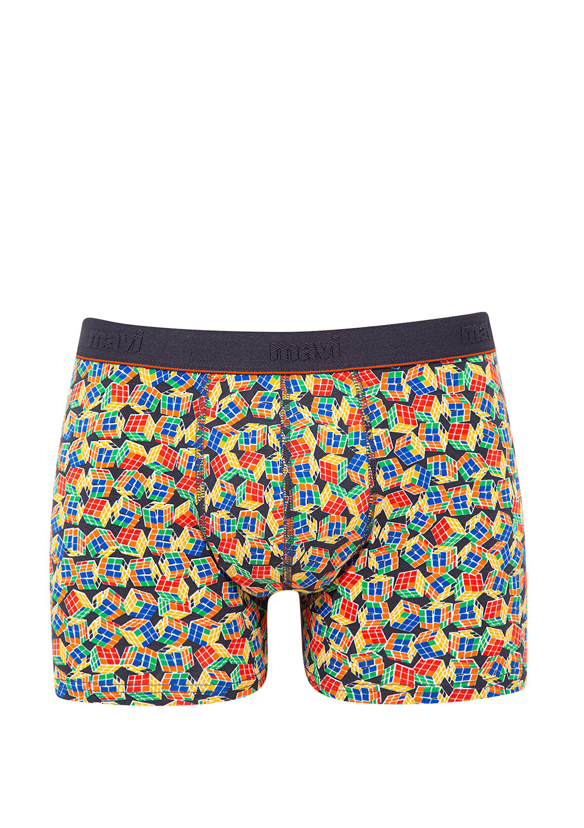 Mavi Baskılı Kırmızı Boxer 0910056-70477