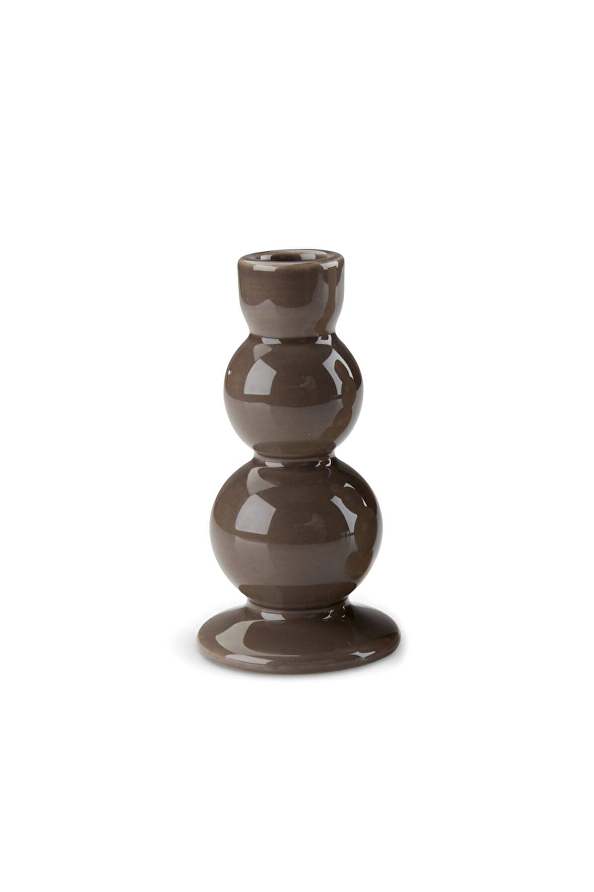 Minimal Kahverengi Şamdan