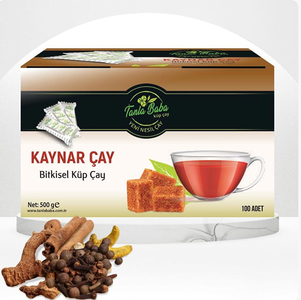 TanlaBaba Sargılı Kaynar Bitki Çayı 500 gr Küp Çay Bitkisel Çay Doğal Çay