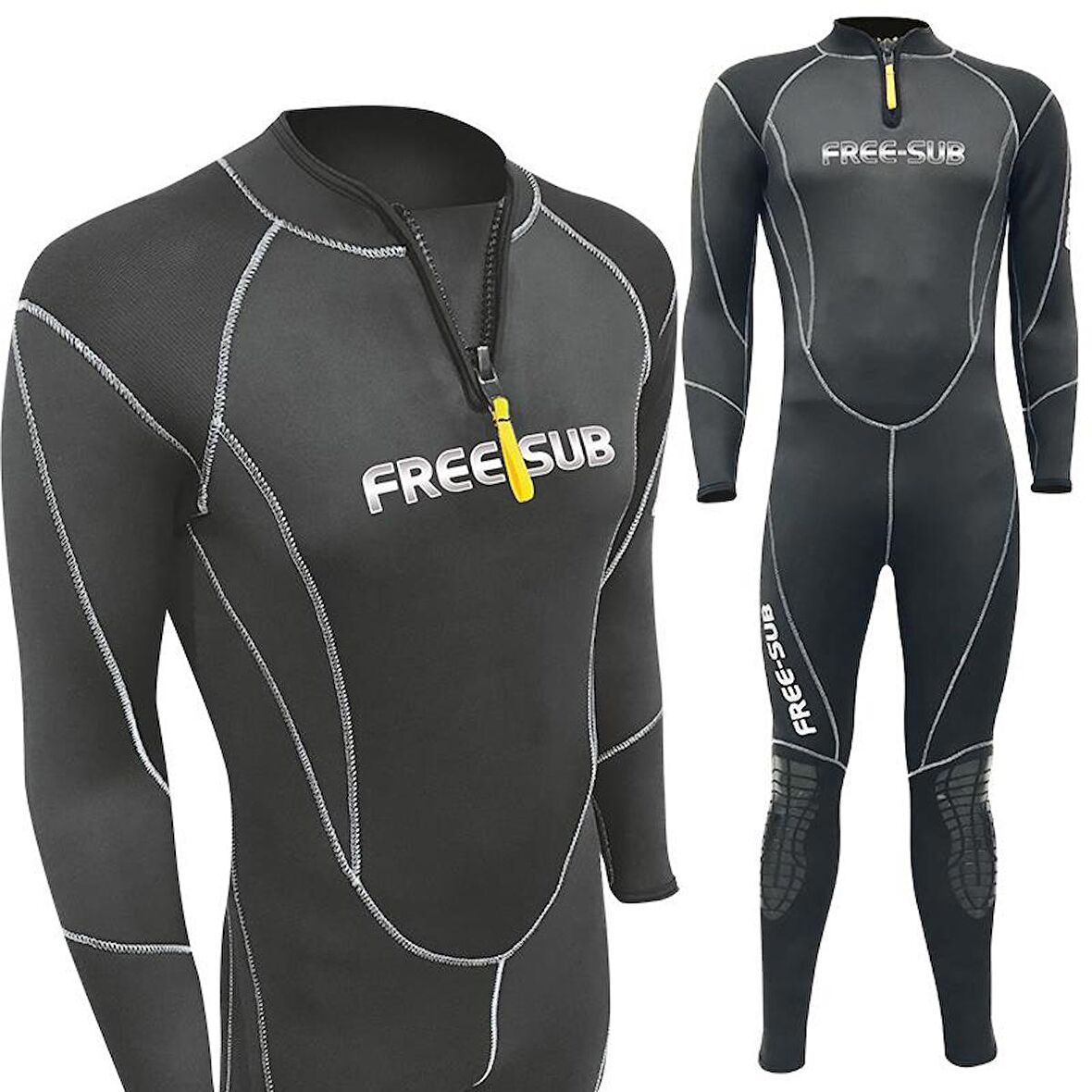 Free-Sub 3mm Typhoon Yüzme, Sörf ve Dalış Elbisesi Wetsuit