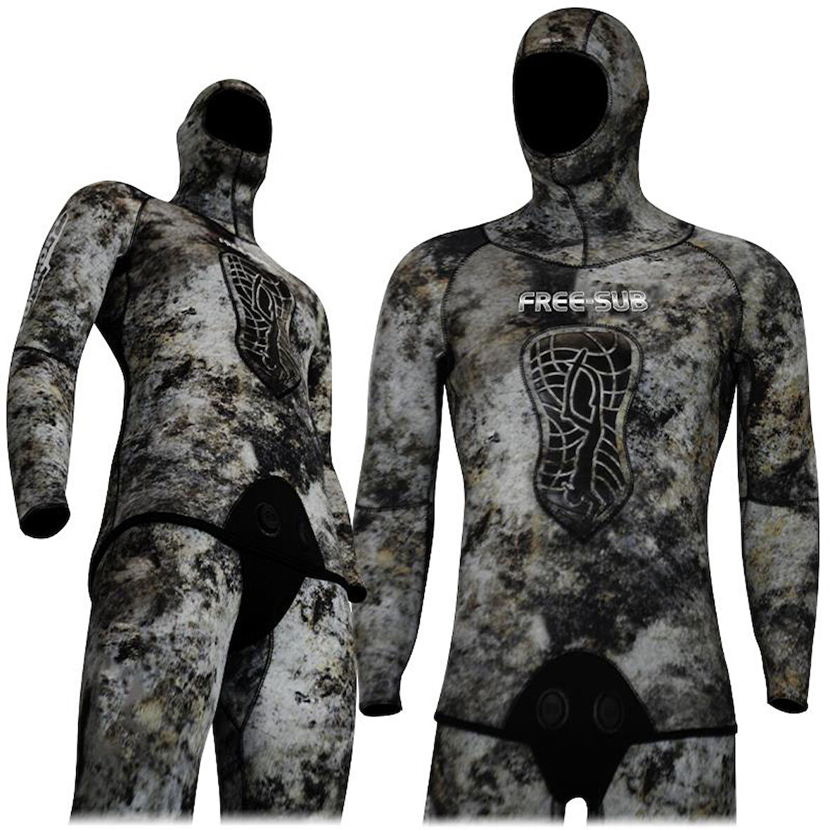 Free-Sub 9mm Ghost Dark Avcı Serbest Dalış Elbisesi