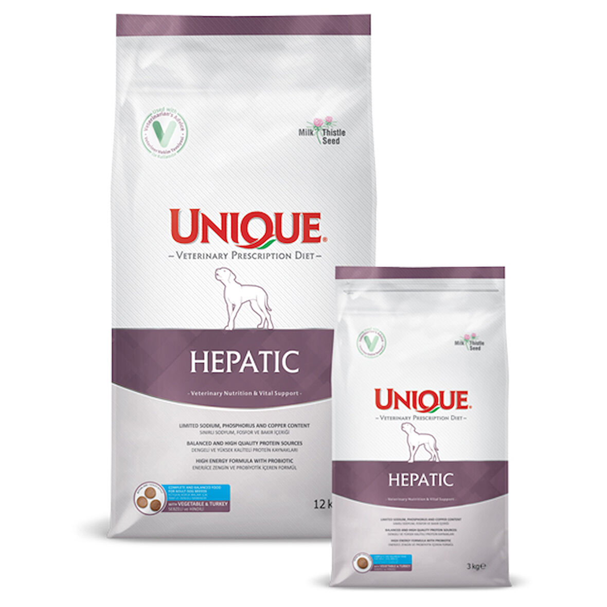 UNIQUE Hepatic Köpek 12 Kg