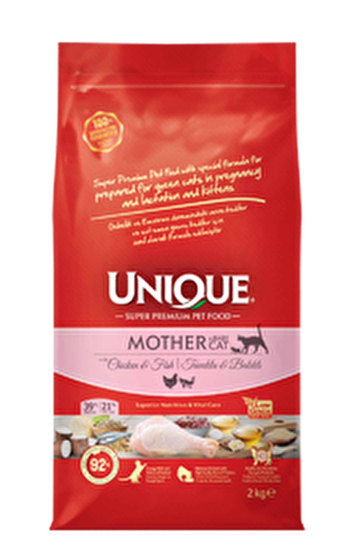 Unique Mother & Baby Cat Tavuklu ve Balıklı 2 kg