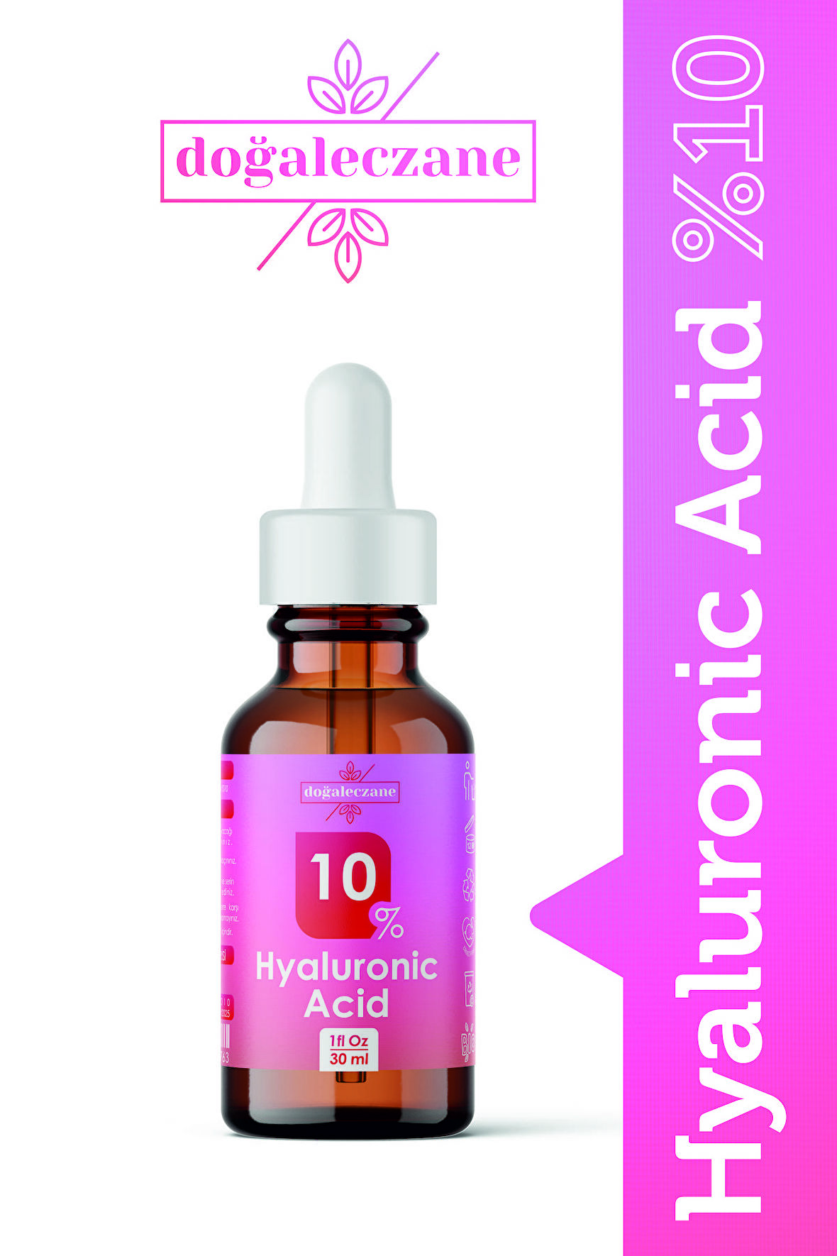 Hyaluronik Asit %10 Serum Kırışıklık Karşıtı Yoğun nemlendirici Hyaluronic Acid