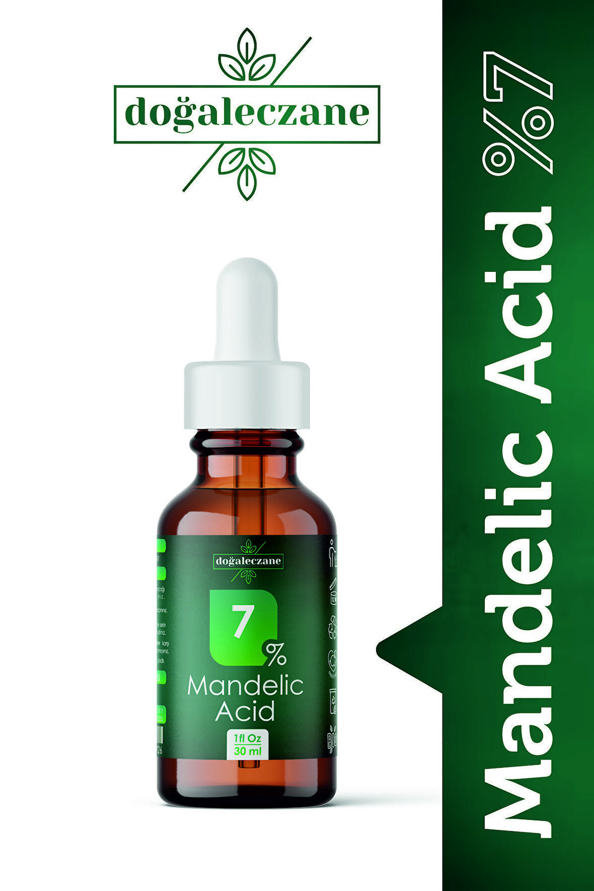 Cilt Kararma Karşıtı Mandelik Asit %7 | Mandelic Acid Peeling 30 ml