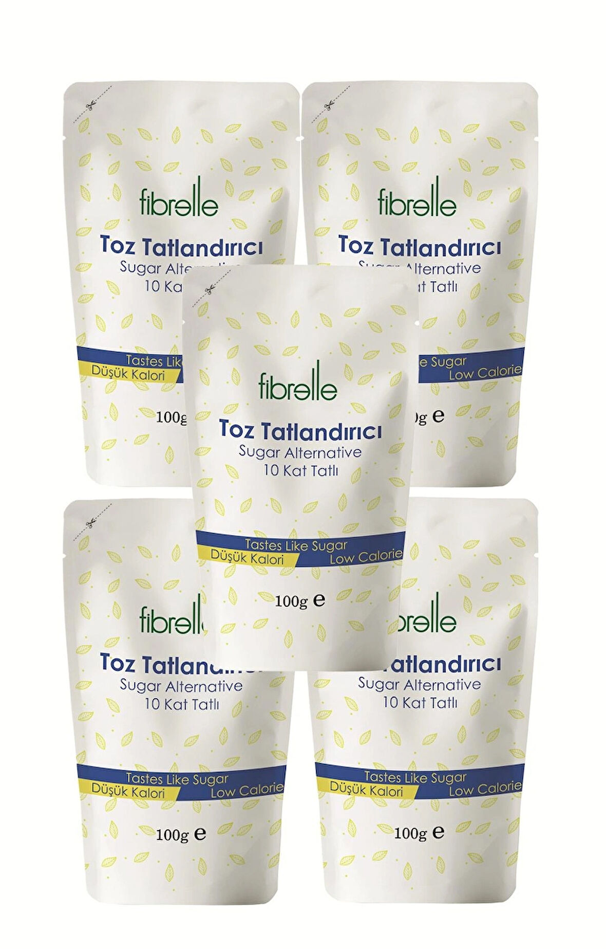 Fibrelle Ultra Plus Tatlandırıcı  100 g ( Sukralozlu ) 5 Paket