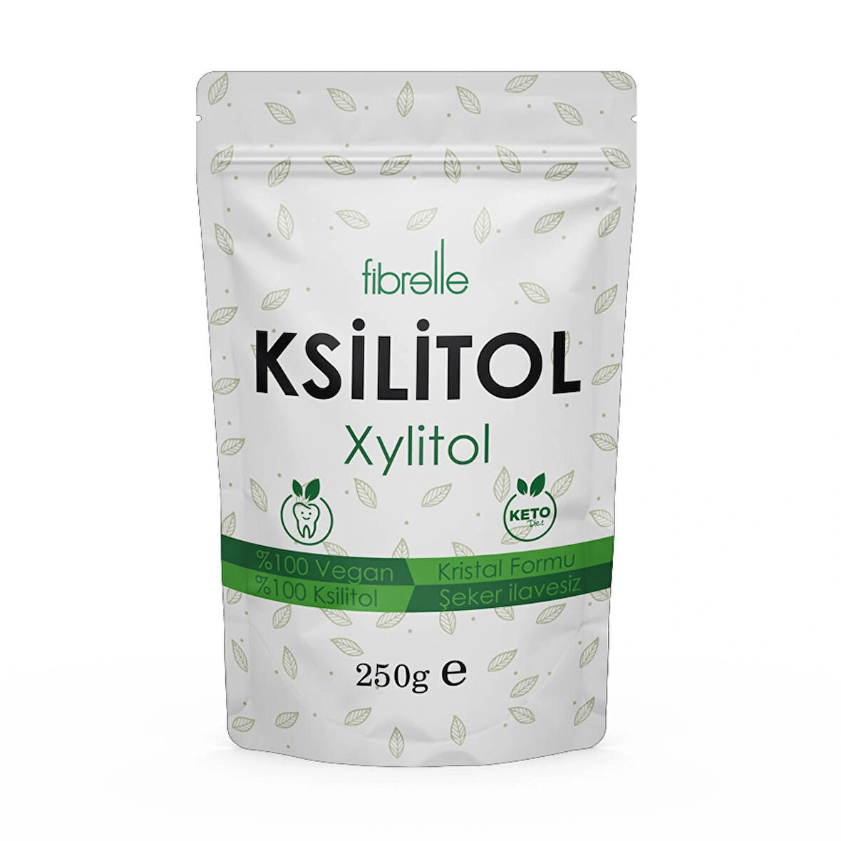 Fibrelle Ksilitol 250 g 1 paket Keto /Ketojenik / Vegan diyete uygundur.