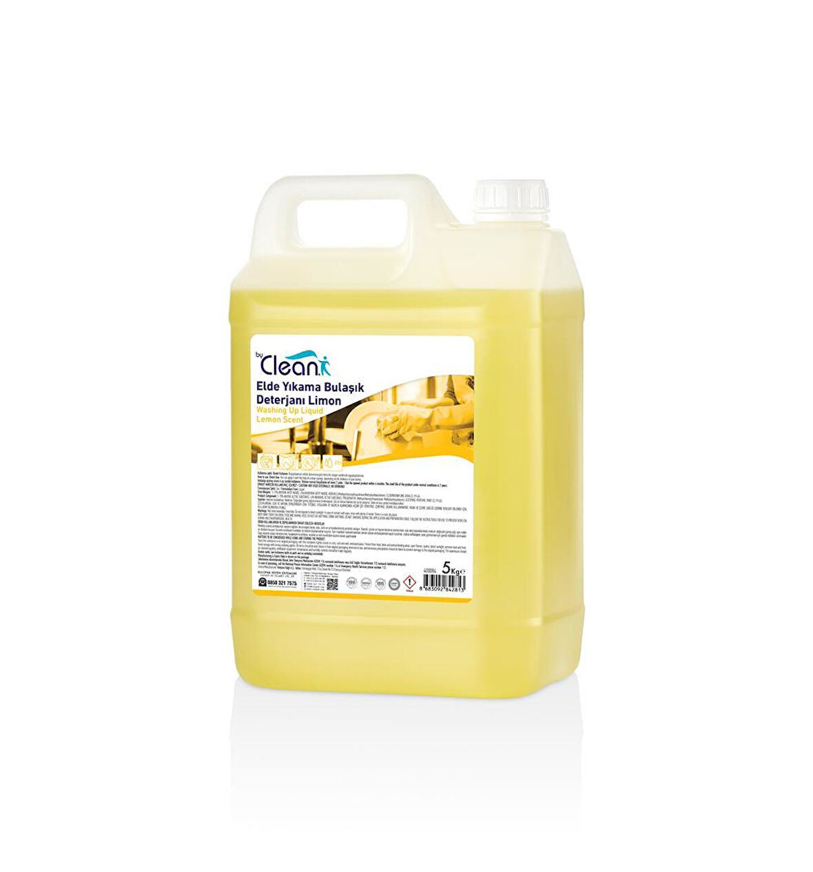 Rulopak By Clean Elde Yıkama Bulaşık Deterjanı Limon Kokulu 5 Kg