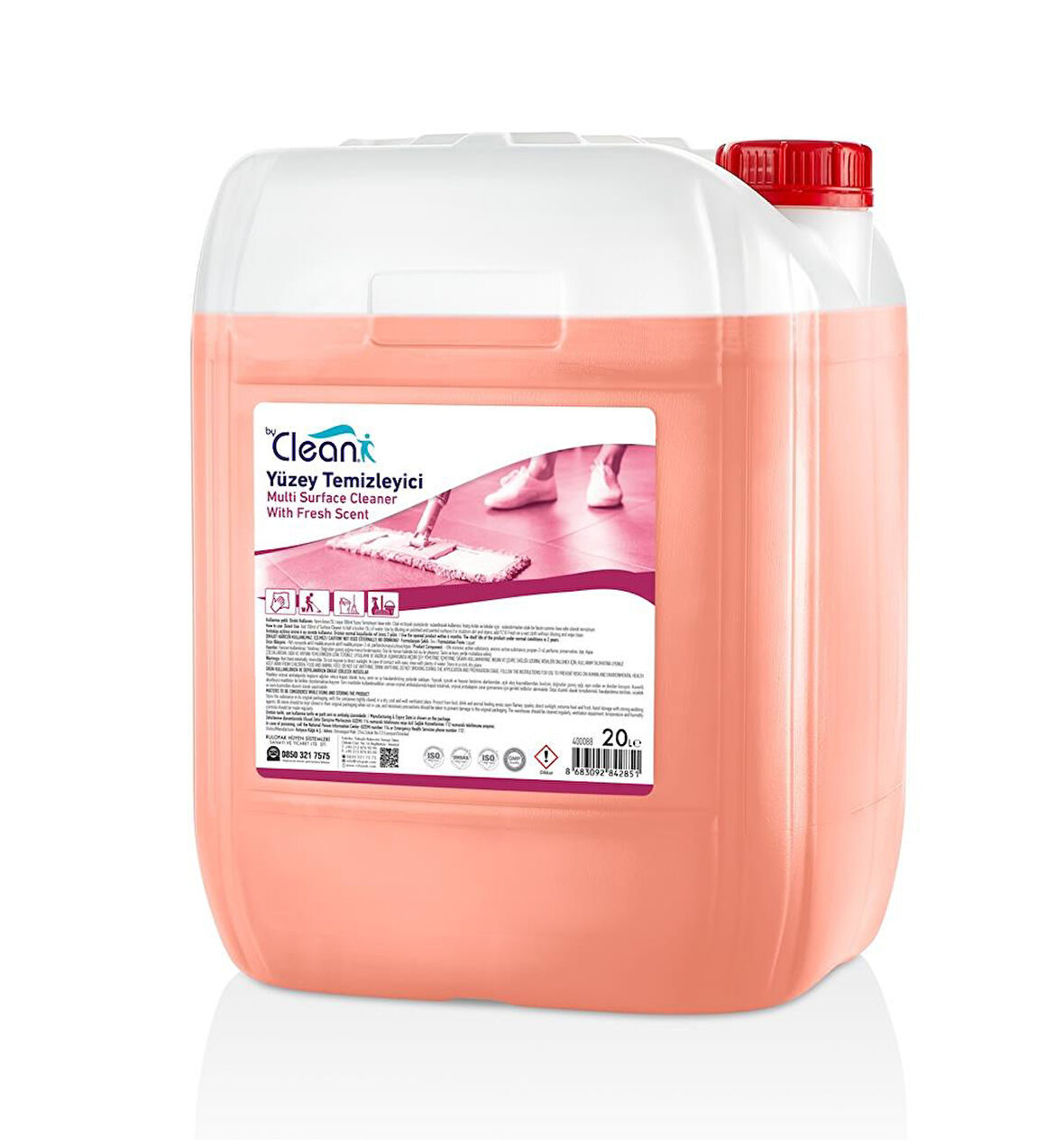 Rulopak By Clean Yüzey Temizleyici Fresh Parfümlü 20 Kg