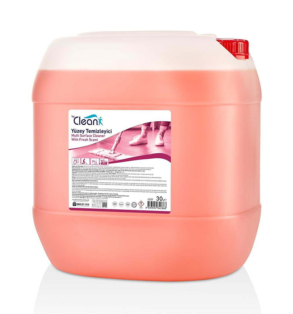 Rulopak By Clean Yüzey Temizleyici Fresh Parfümlü 30 Kg