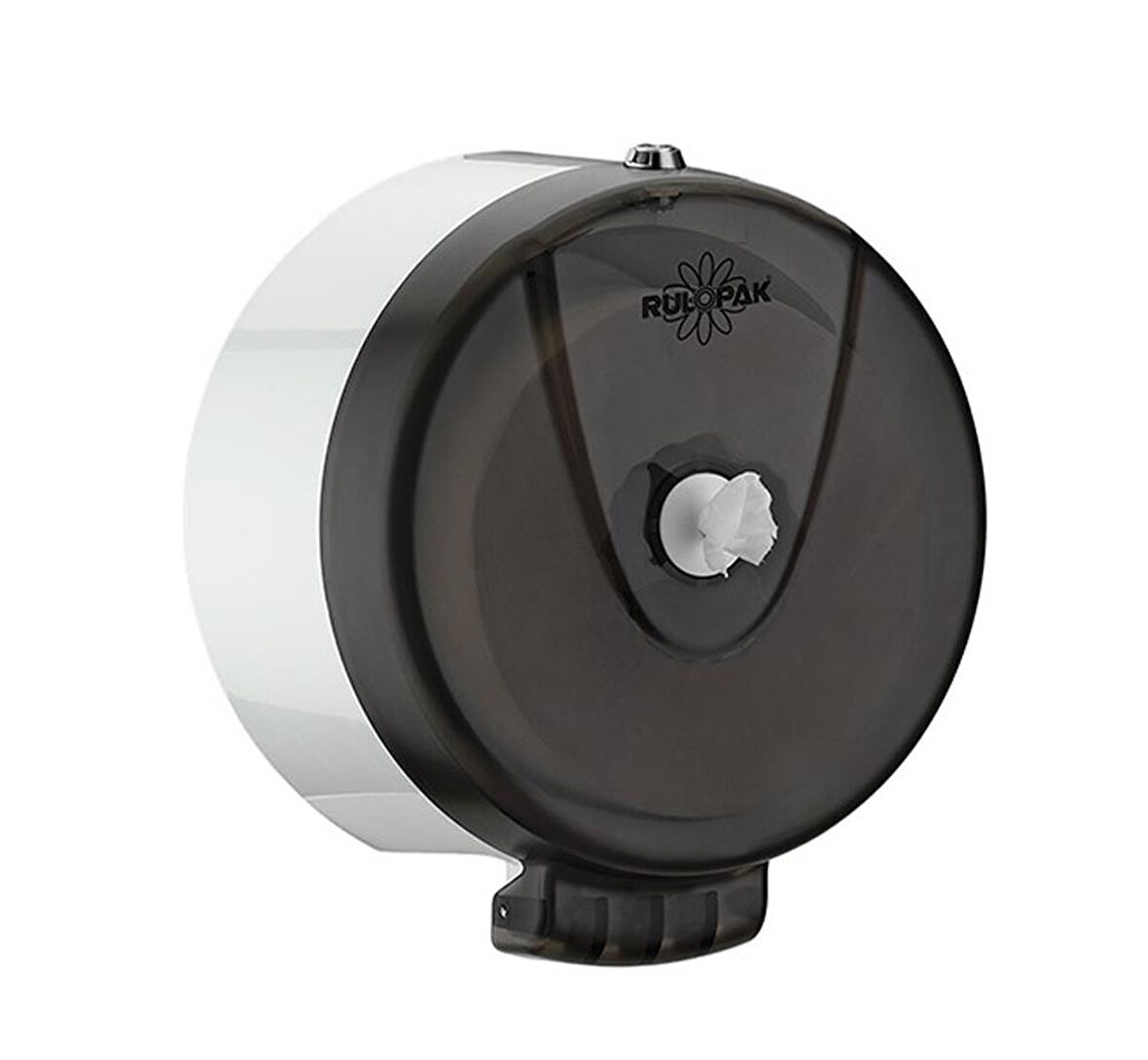 Rulopak İkiz Mini Cimri İçten Çekmeli Tuvalet Kağıdı Dispenseri - Siyah