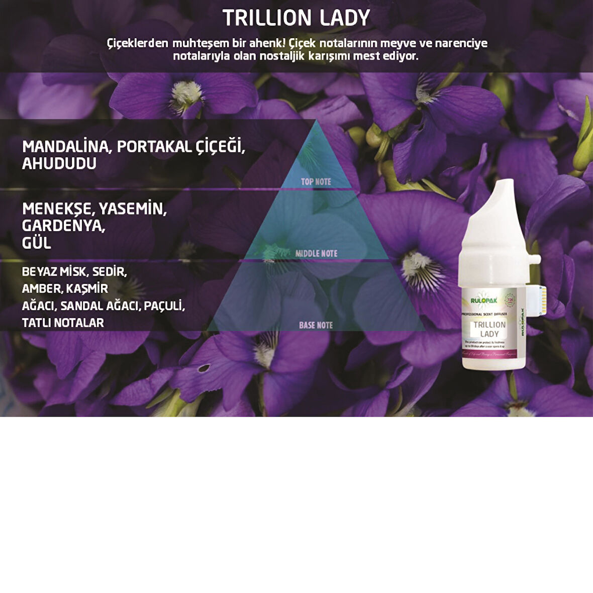 Rulopak Trillion Lady Koku Kartuşu 100 ml (M5-M6)
