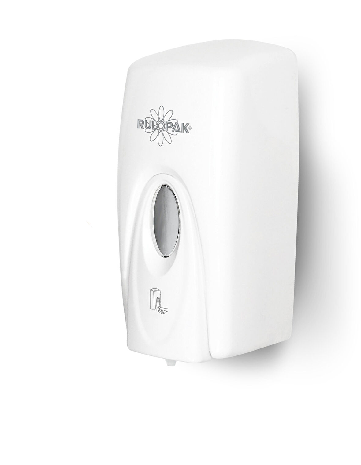 Rulopak Manuel Doldurmalı Sıvı Sabun Dispenseri Beyaz