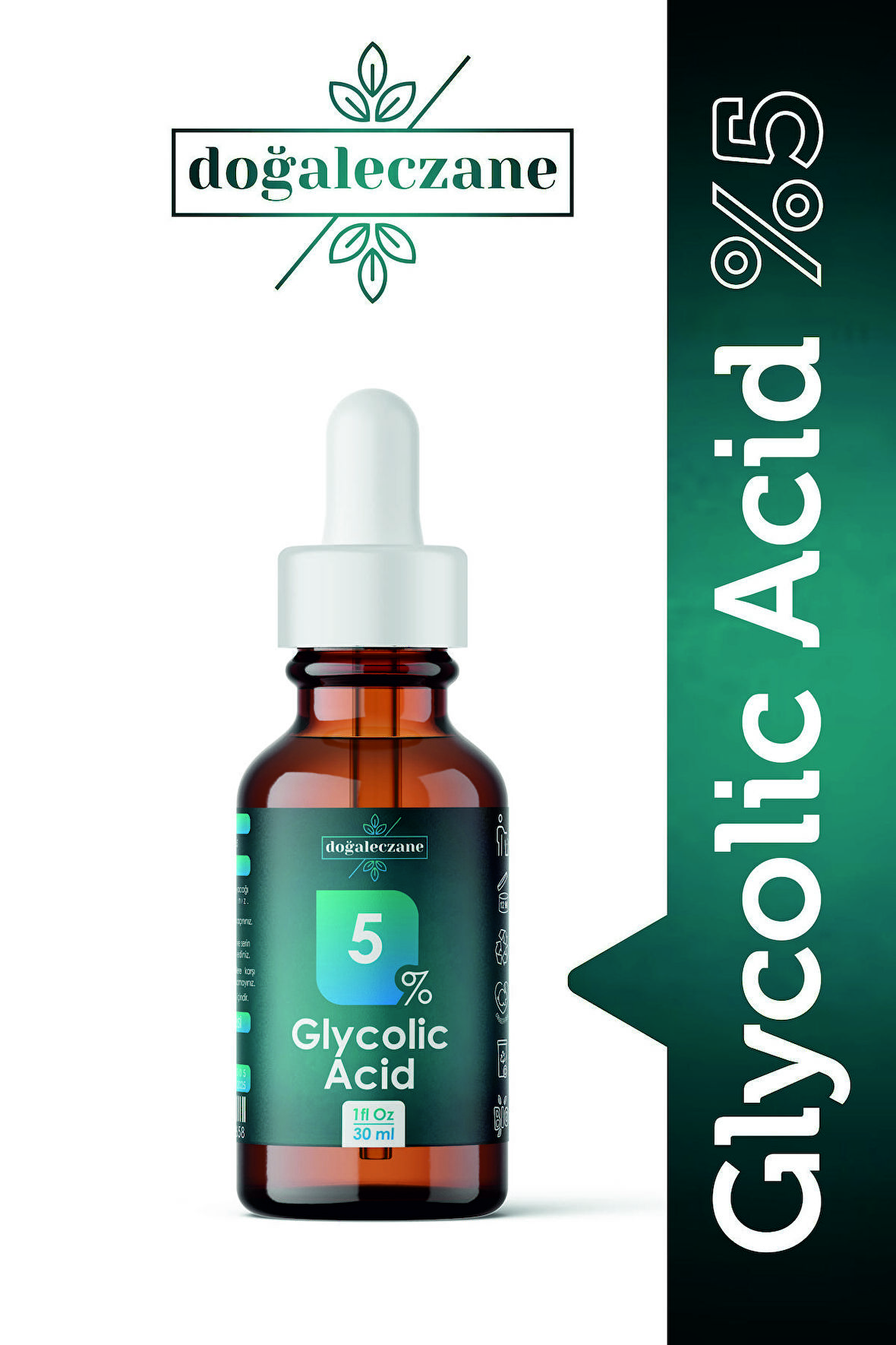 Doğum Lekeleri Karşıtı Glikolik Asit %5 | Glikolik Asit Peelingi 30 ml