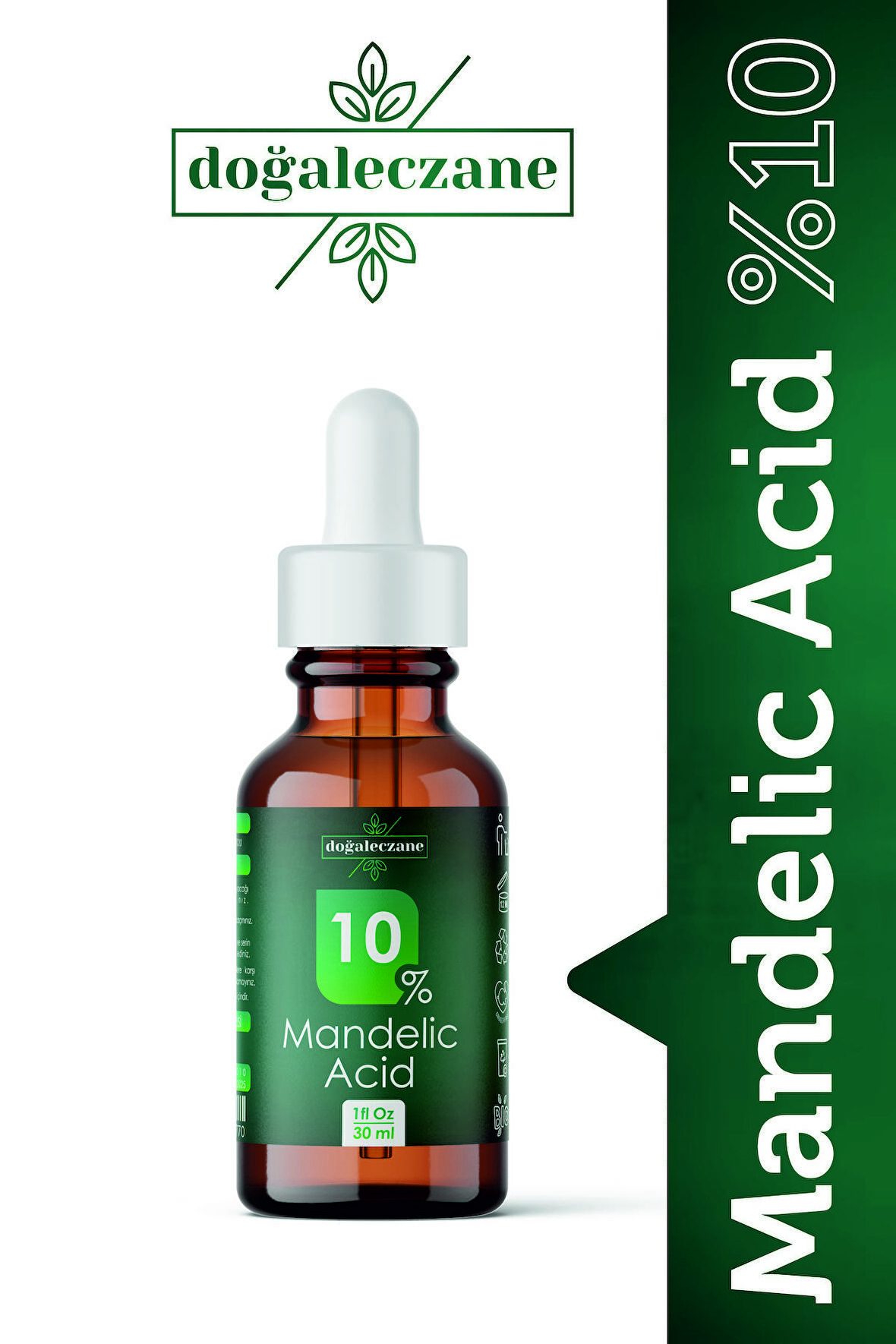 Alın Bölgesi Kırışıklıkları Mandelik Asit %10 Peeling Solüsyonu