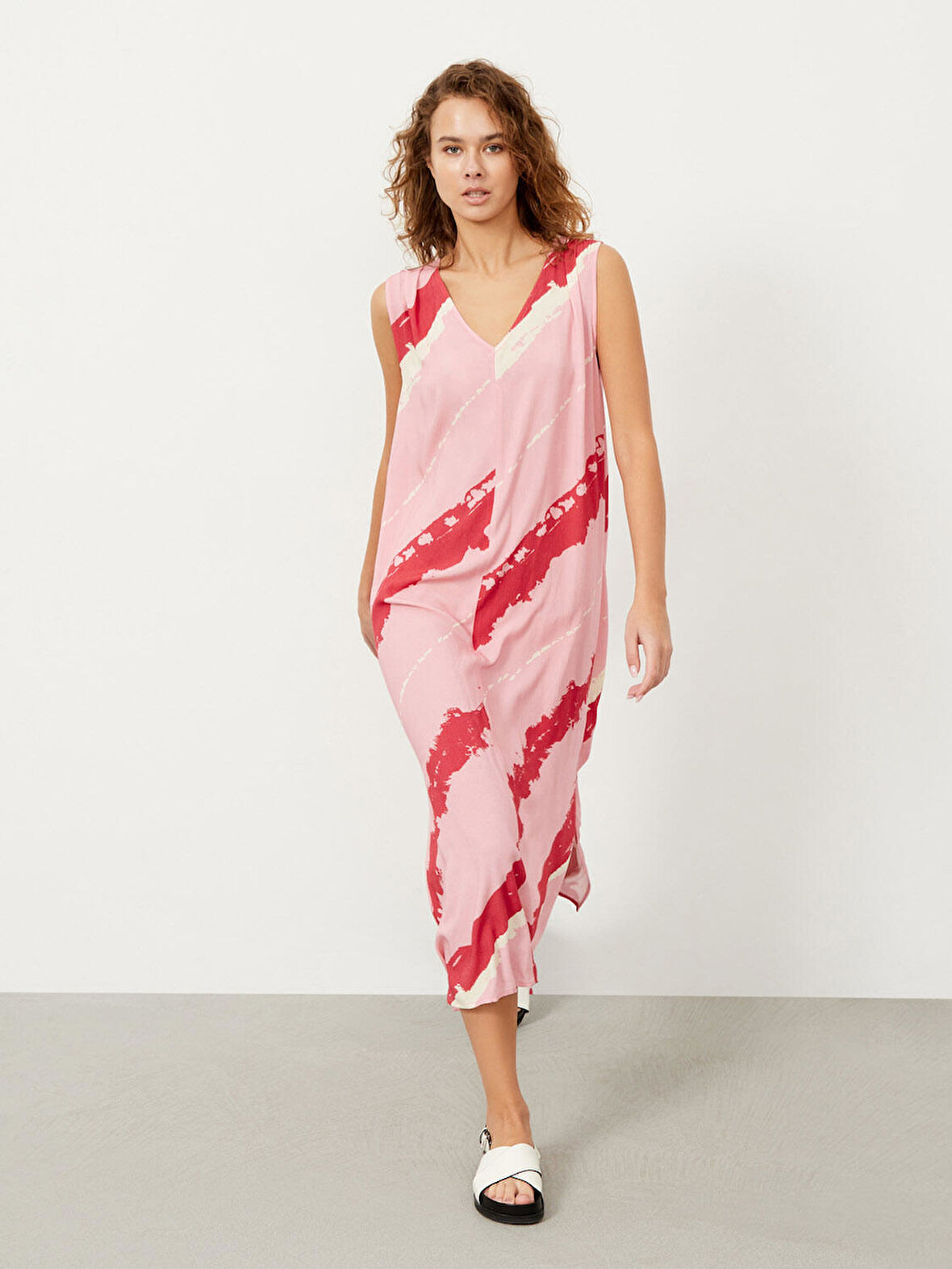 Pembe Regular Fit  Elbise