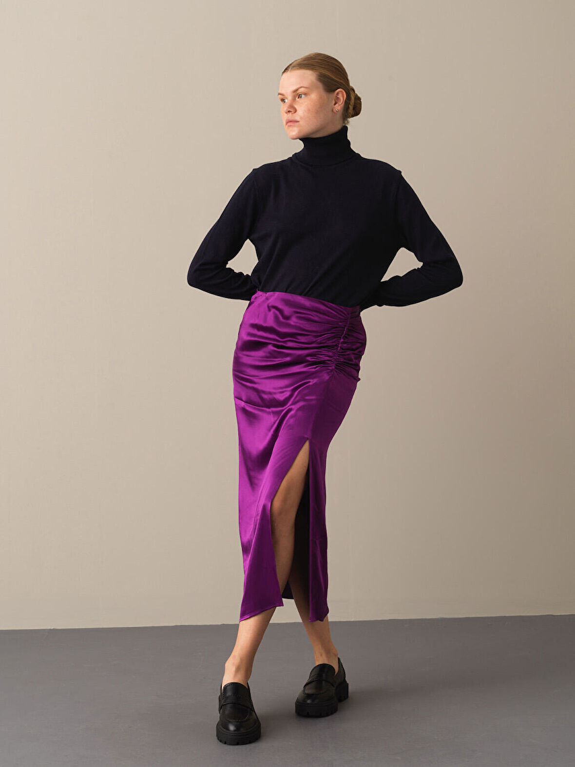 Xint Lacivert Regular Fit Basic Kazak