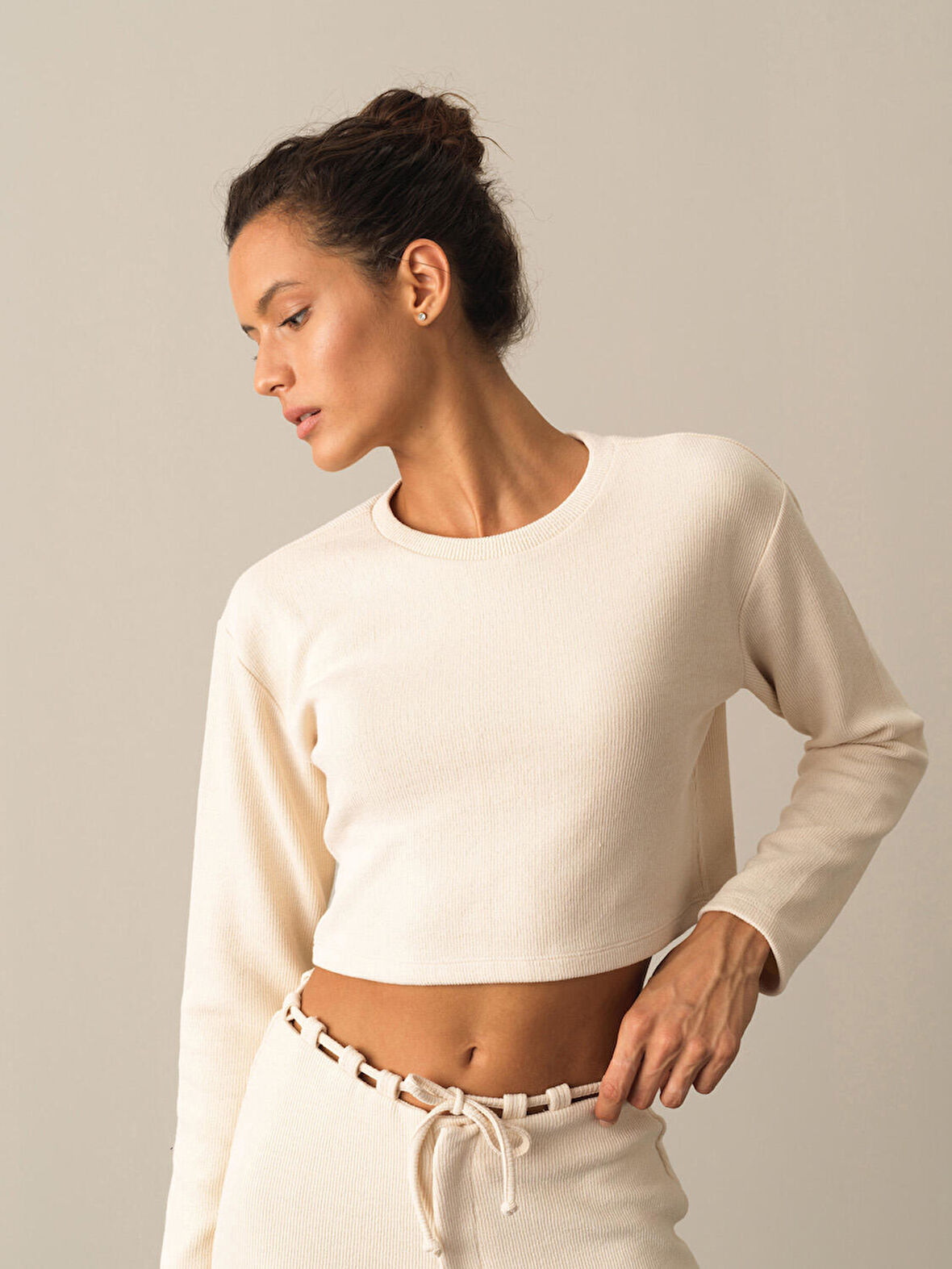 Xint Bej Regular Fit Bluz