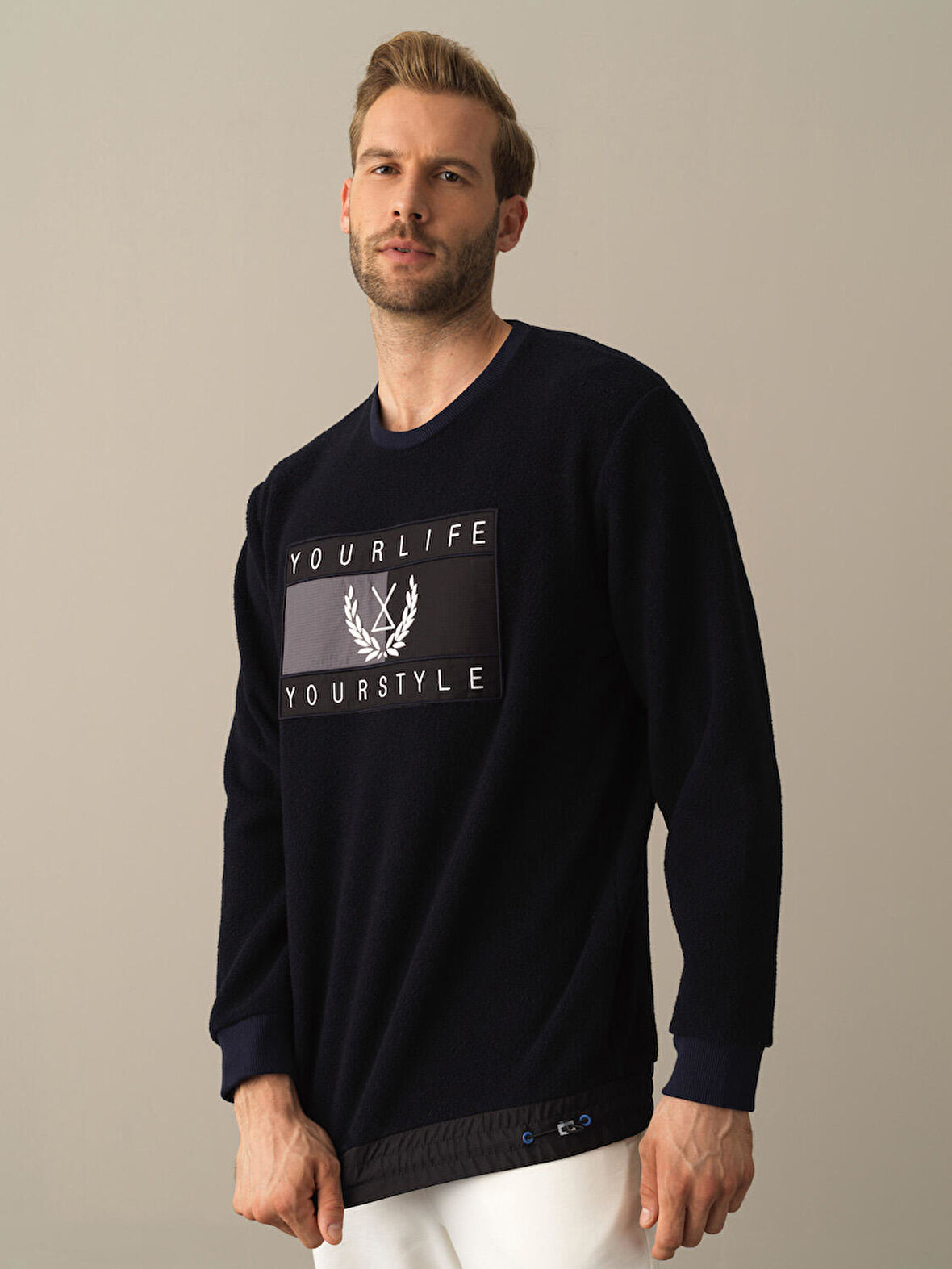 Xint Lacivert Regular Fit Polar Sweatshirt