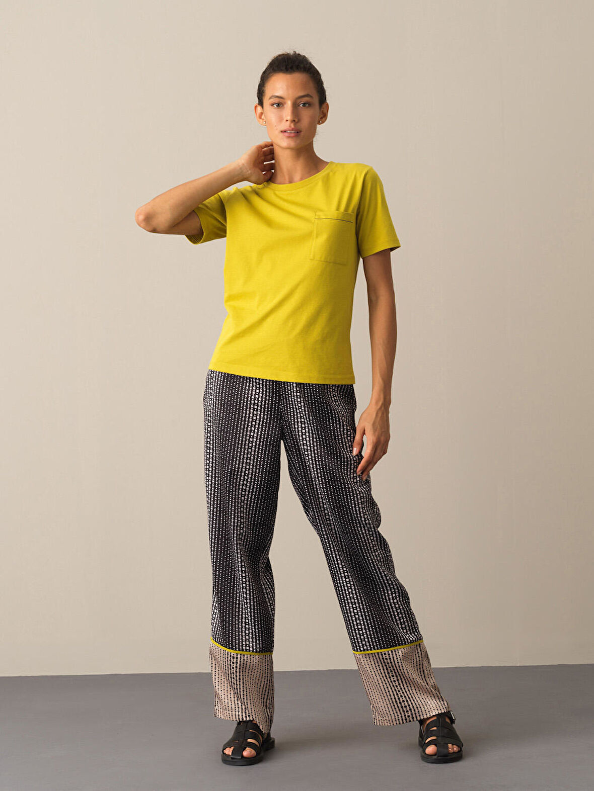 Xint Sarı Regular Fit Tişört