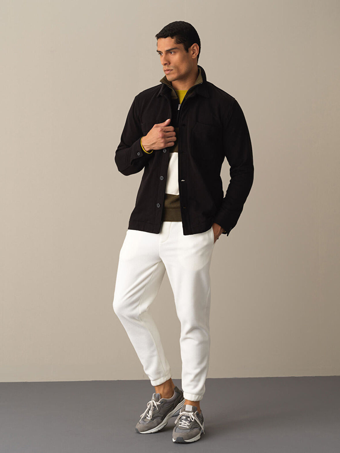 Xint Siyah Regular Fit Gömlek Ceket