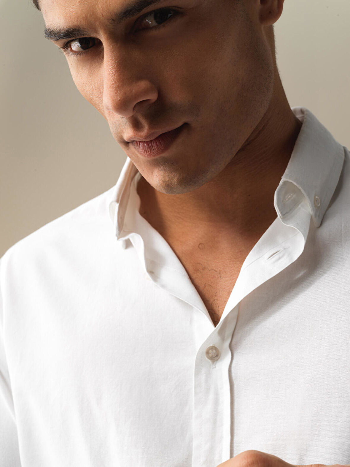 Xint Beyaz Regular Fit Basic Gömlek