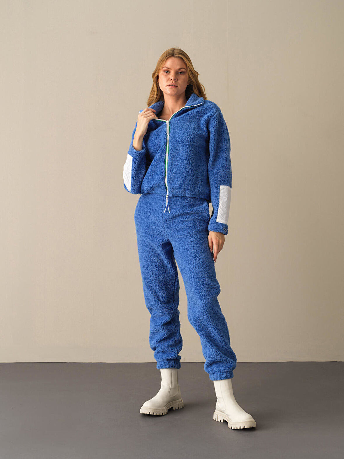 Xint Mavi  Oversize Polar Sweatmont