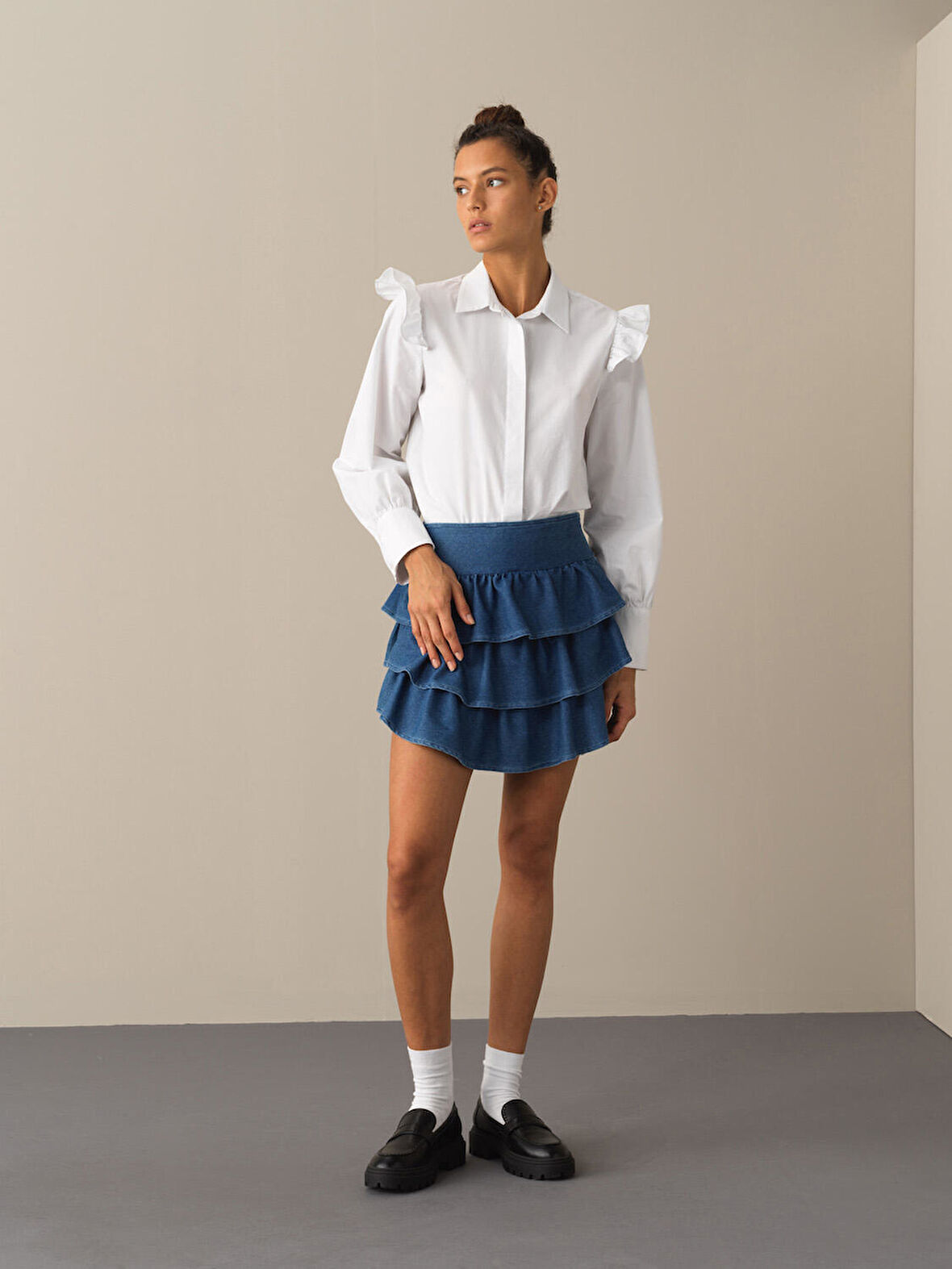 Xint Beyaz Regular Fit Gömlek