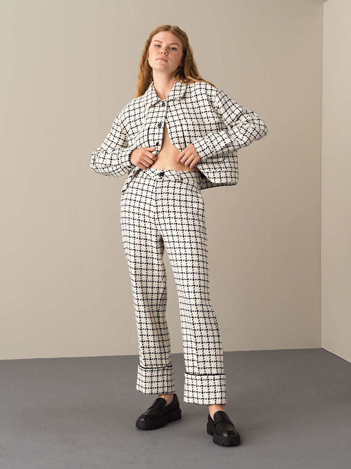 Xint Beyaz Regular Fit Pantolon