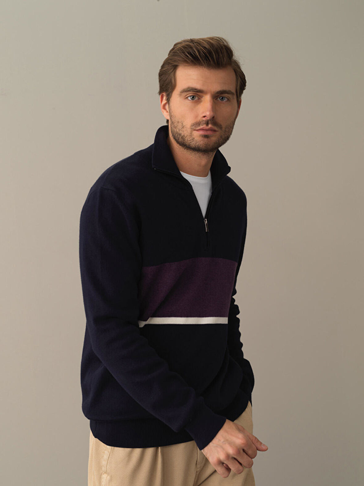 Xint Lacivert Regular Fit Sweatshirt