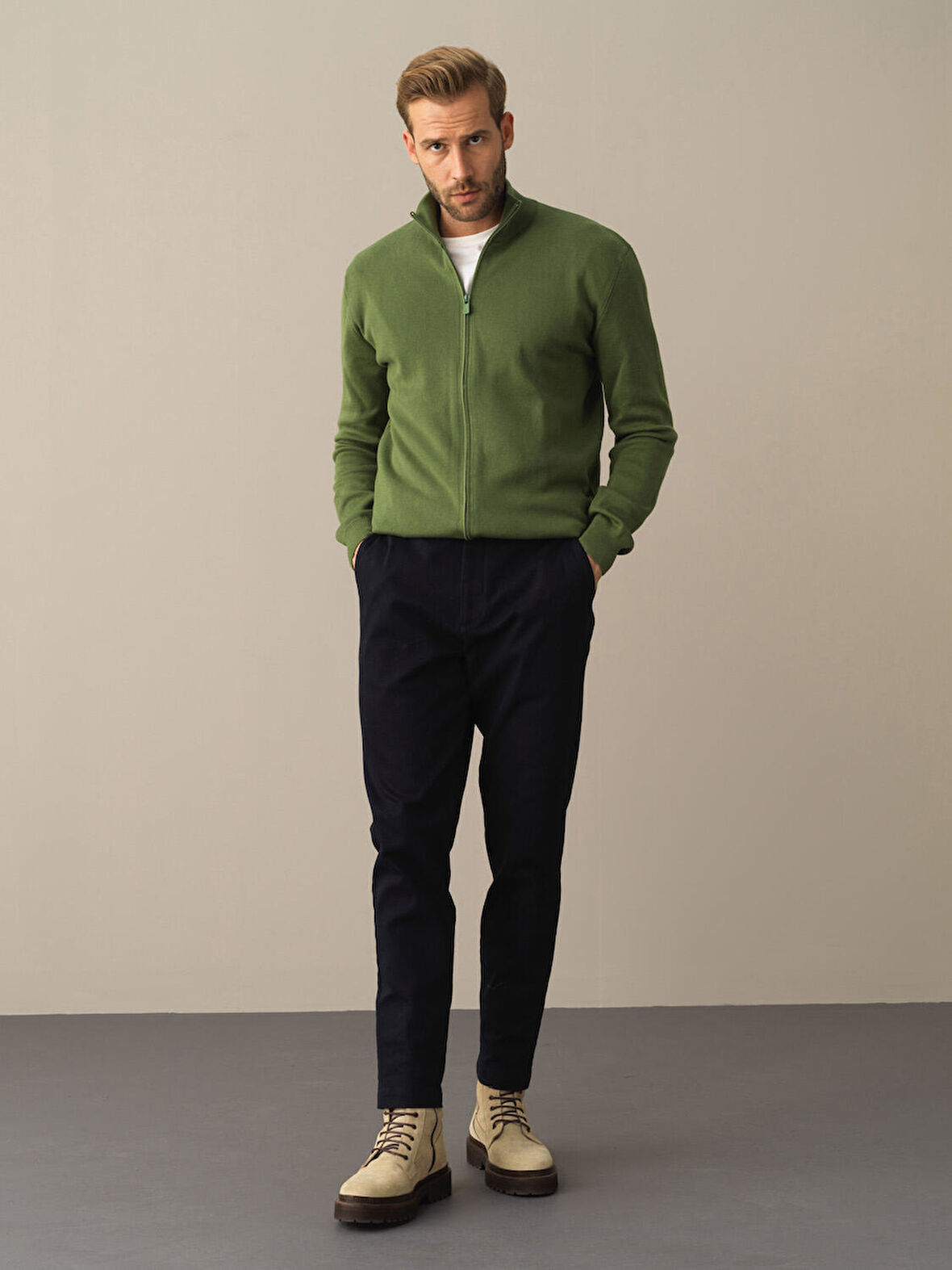 Xint Lacivert Regular Fit Pantolon