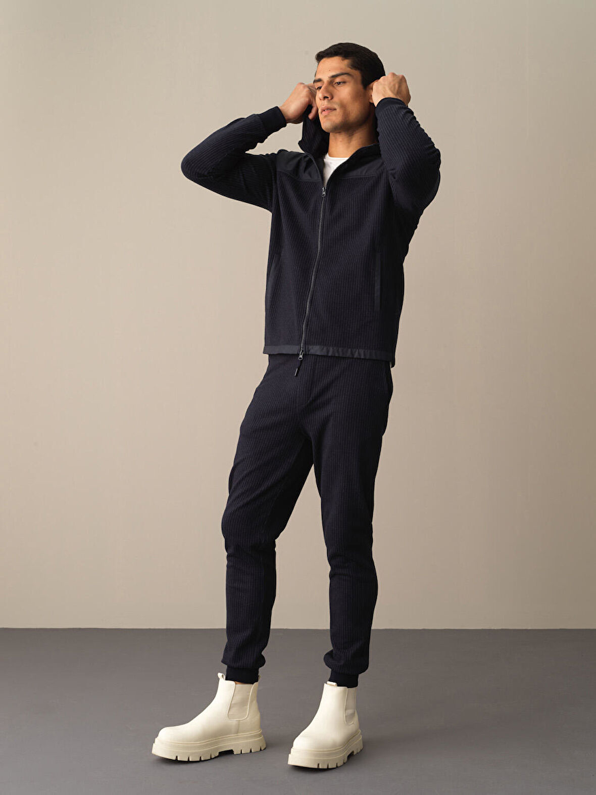 Xint Lacivert Regular Fit Sweatmont