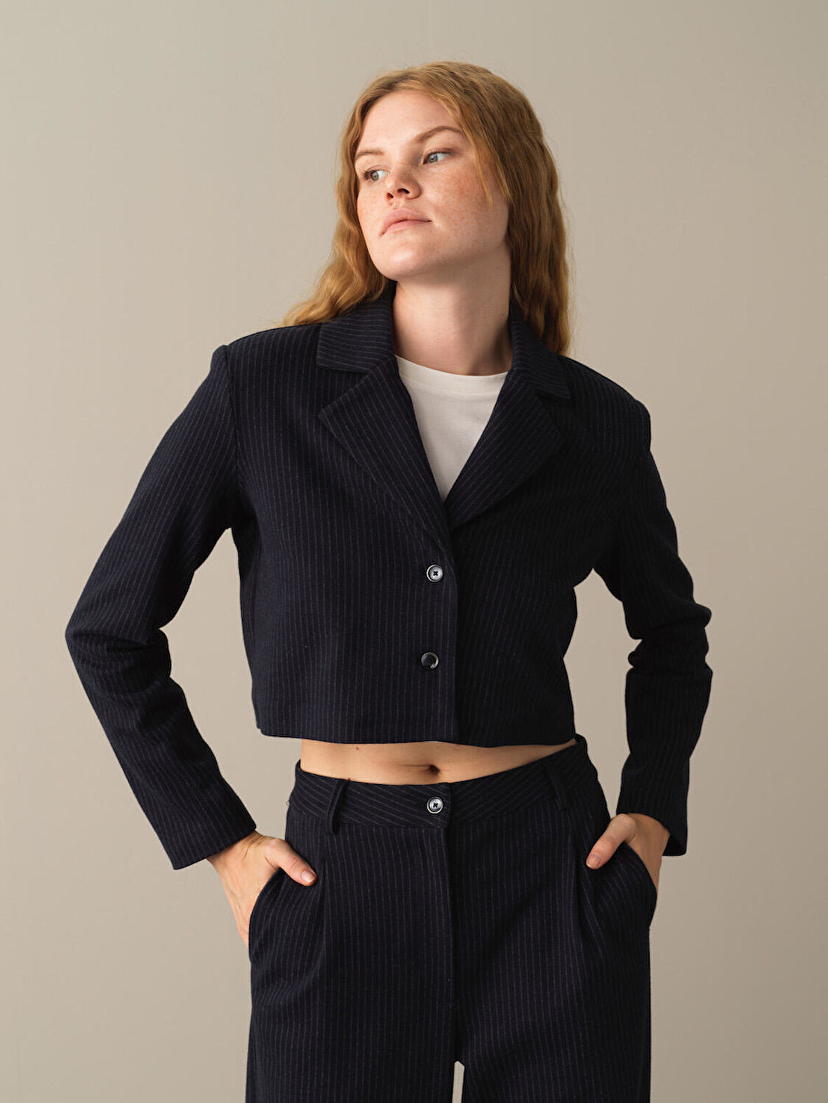 Xint Lacivert Pamuklu Regular Fit Ceket