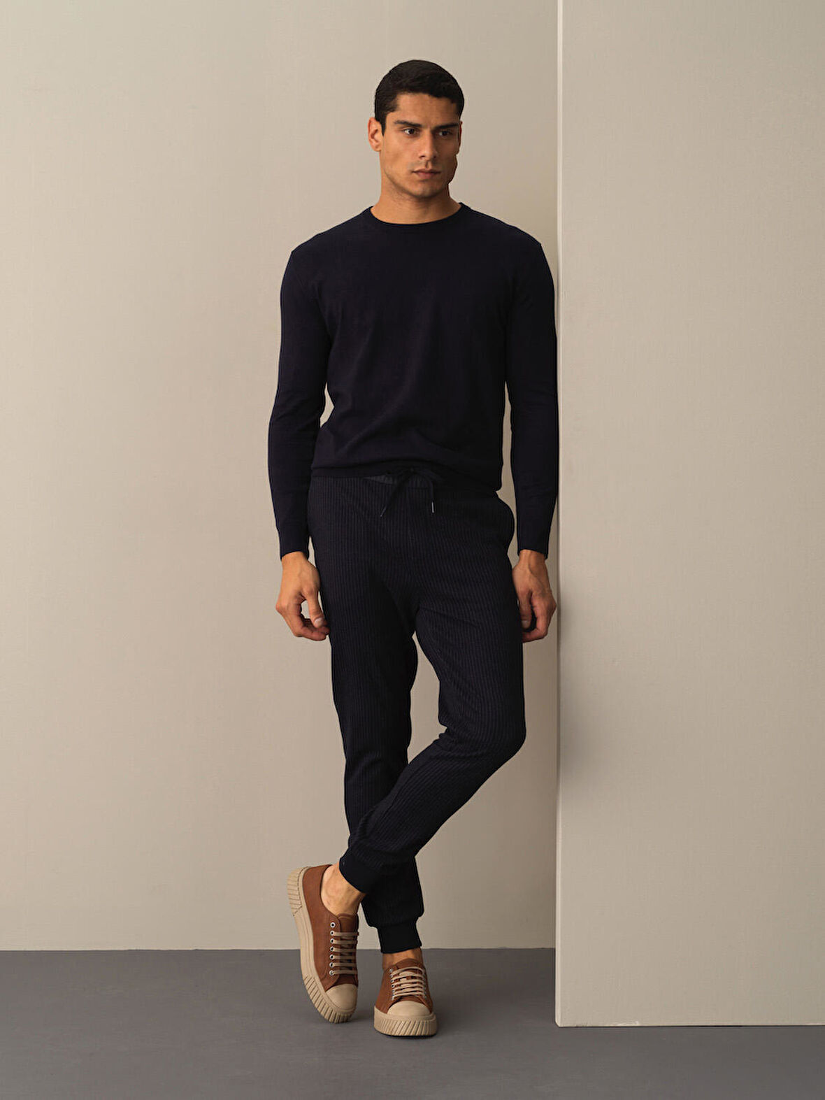 Xint  Lacivert Regular Fit Jogger Pantolon