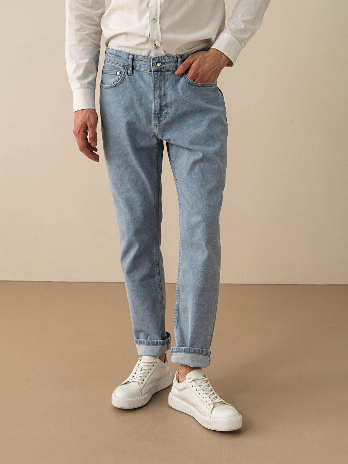 Mavi Slim Fit Pamuklu Denim Pantolon