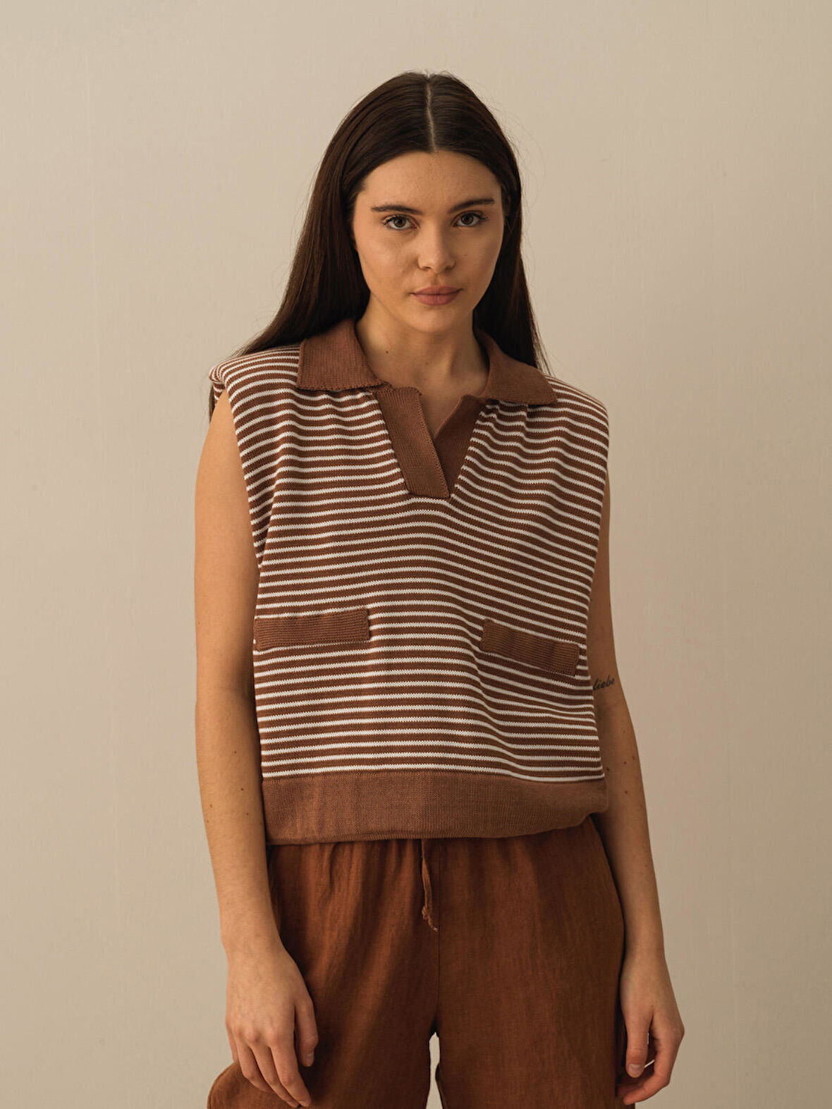 Vizon Regular Fit Pamuklu Kazak