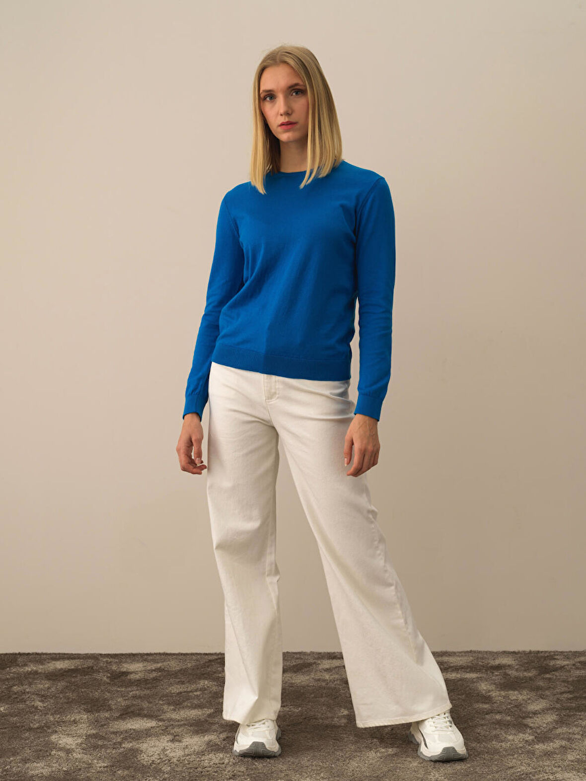 Xint Mavi Regular Fit Basic Kazak