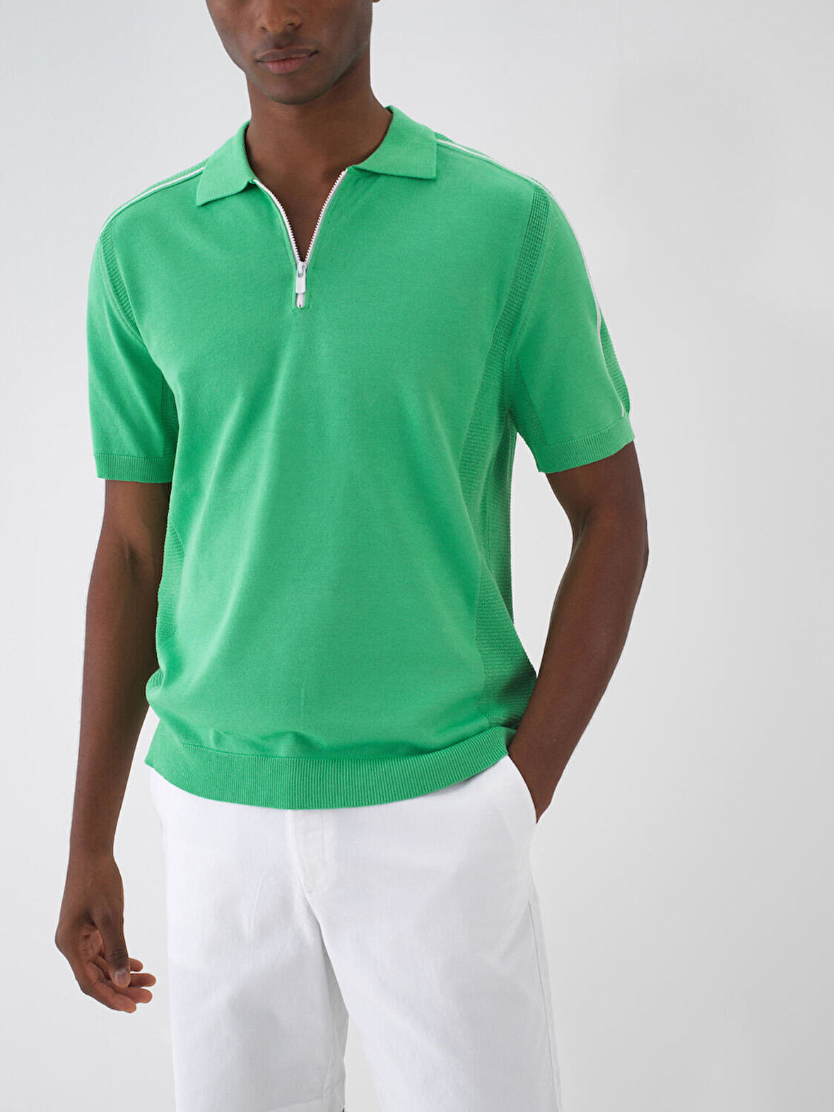 Yeşil Regular Fit  Kazak