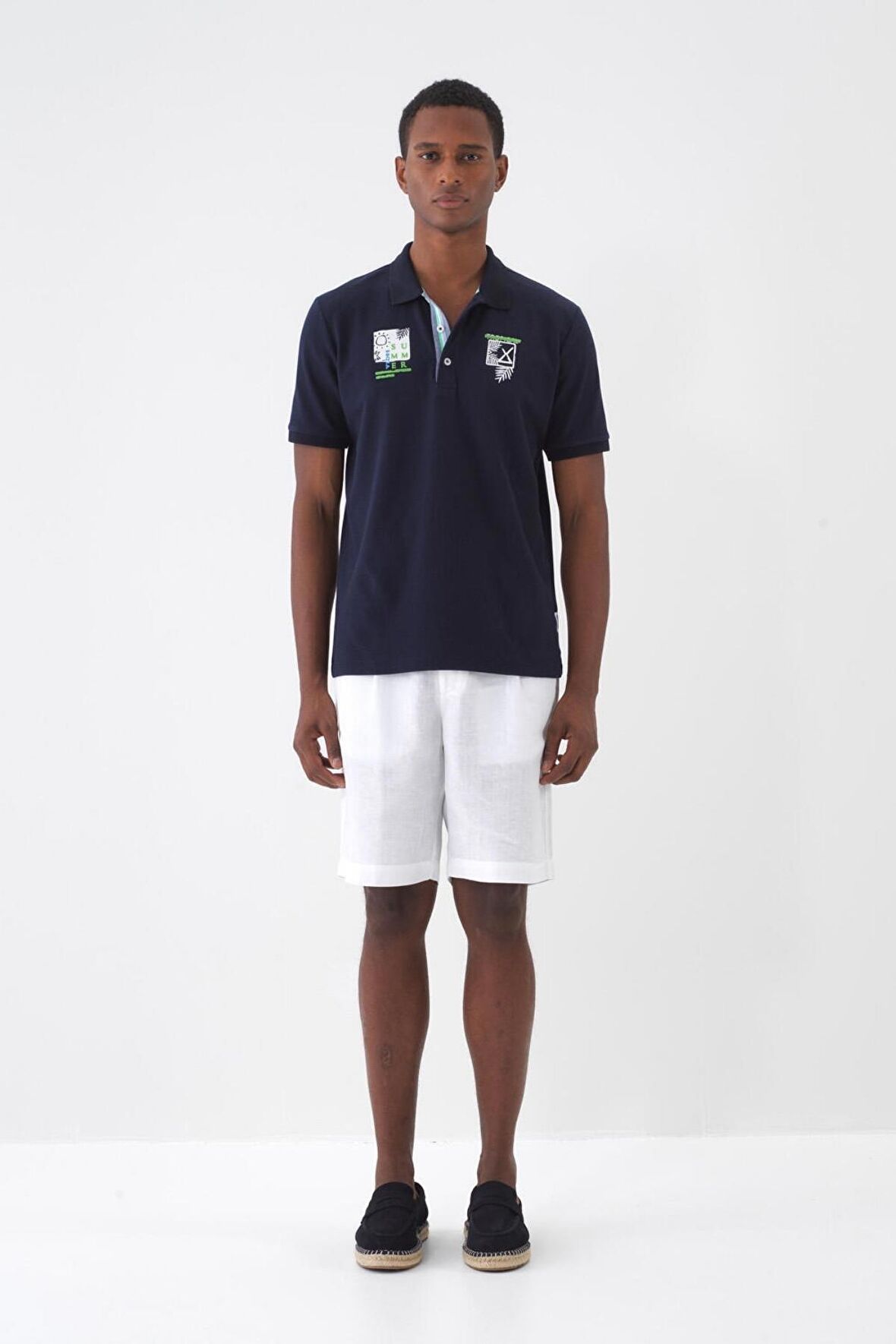 Xint Erkek Lacivert Polo Yaka T-shirt 502136  