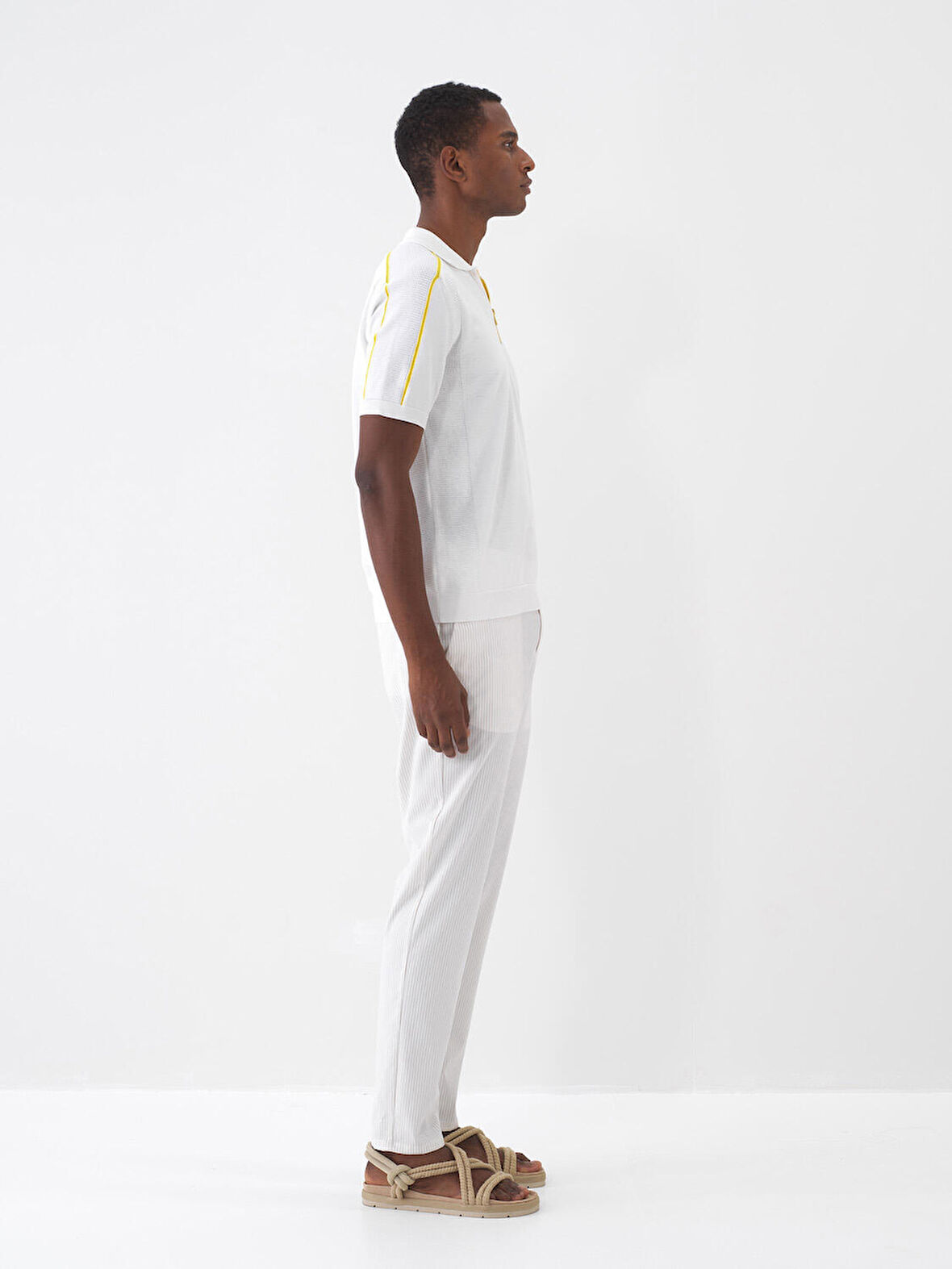 Taş Rengi Slim Fit  Jogger Pantolon