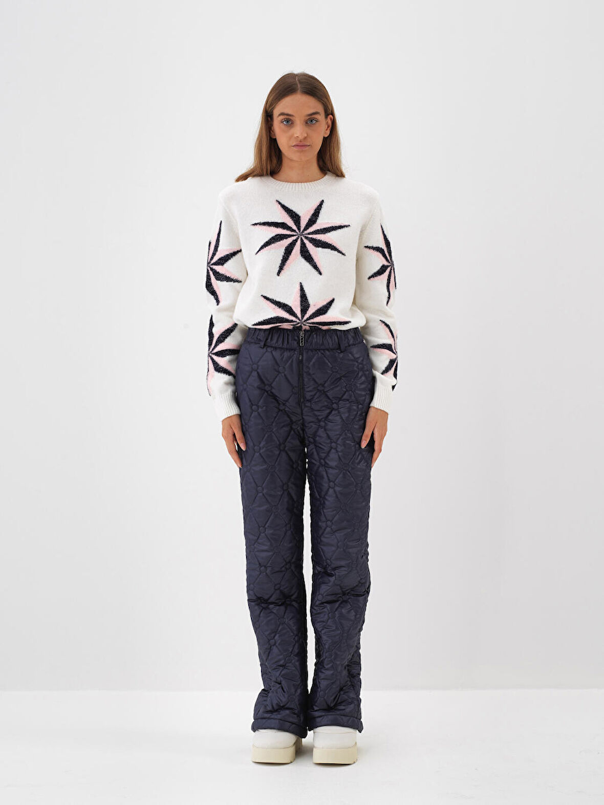 Xint Ekru Yumuşak Dokulu Regular Fit Kazak