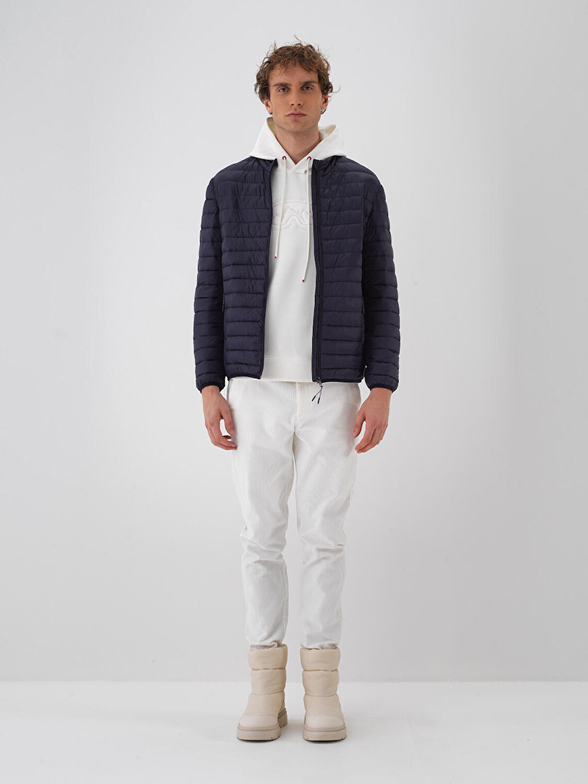 Xint Lacivert Formunu Koruyan Regular Fit Mont