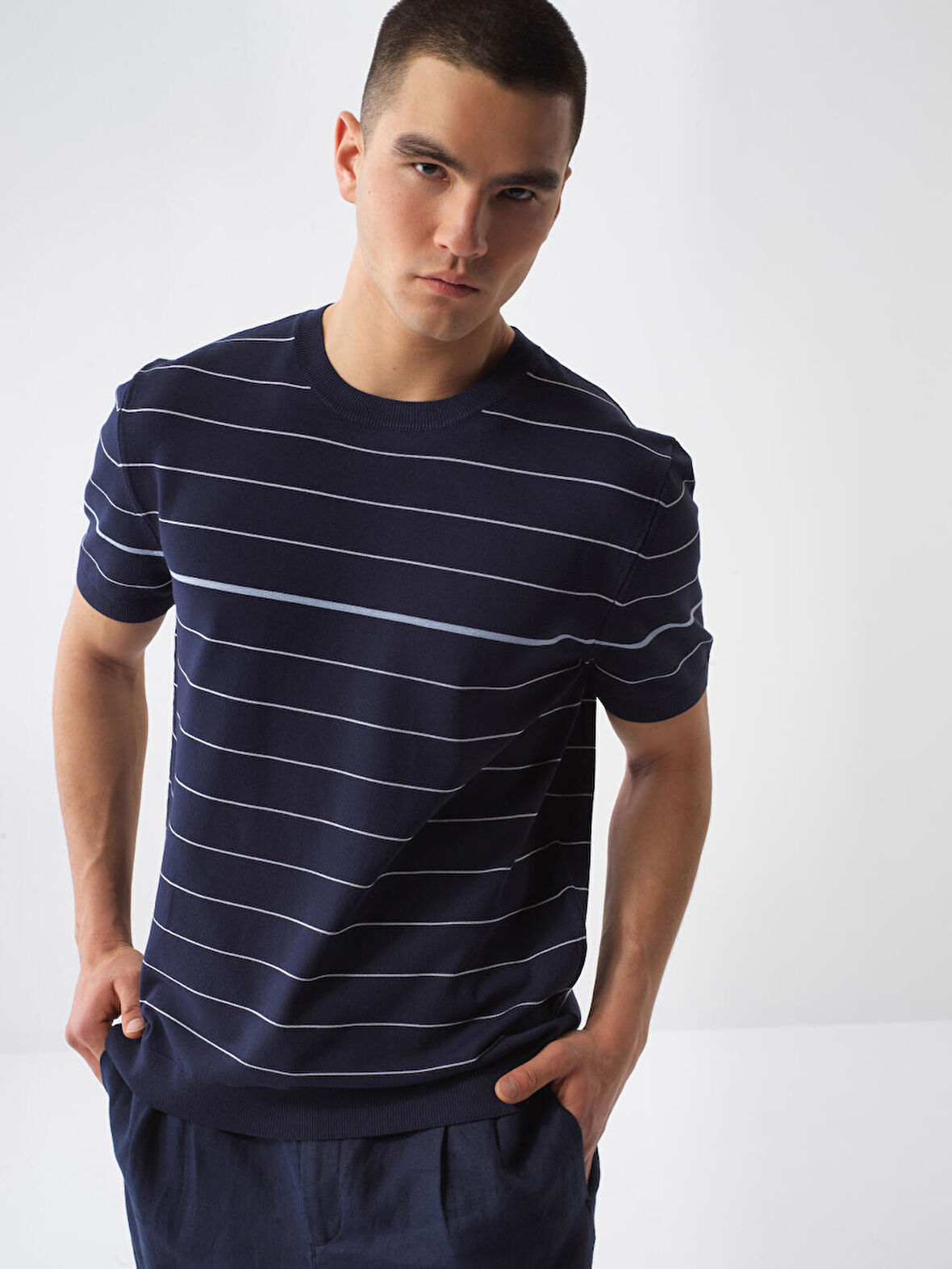 Lacivert Regular Fit  Kazak