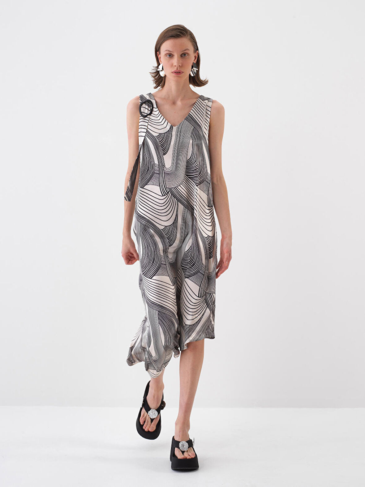 Siyah Regular Fit  Elbise