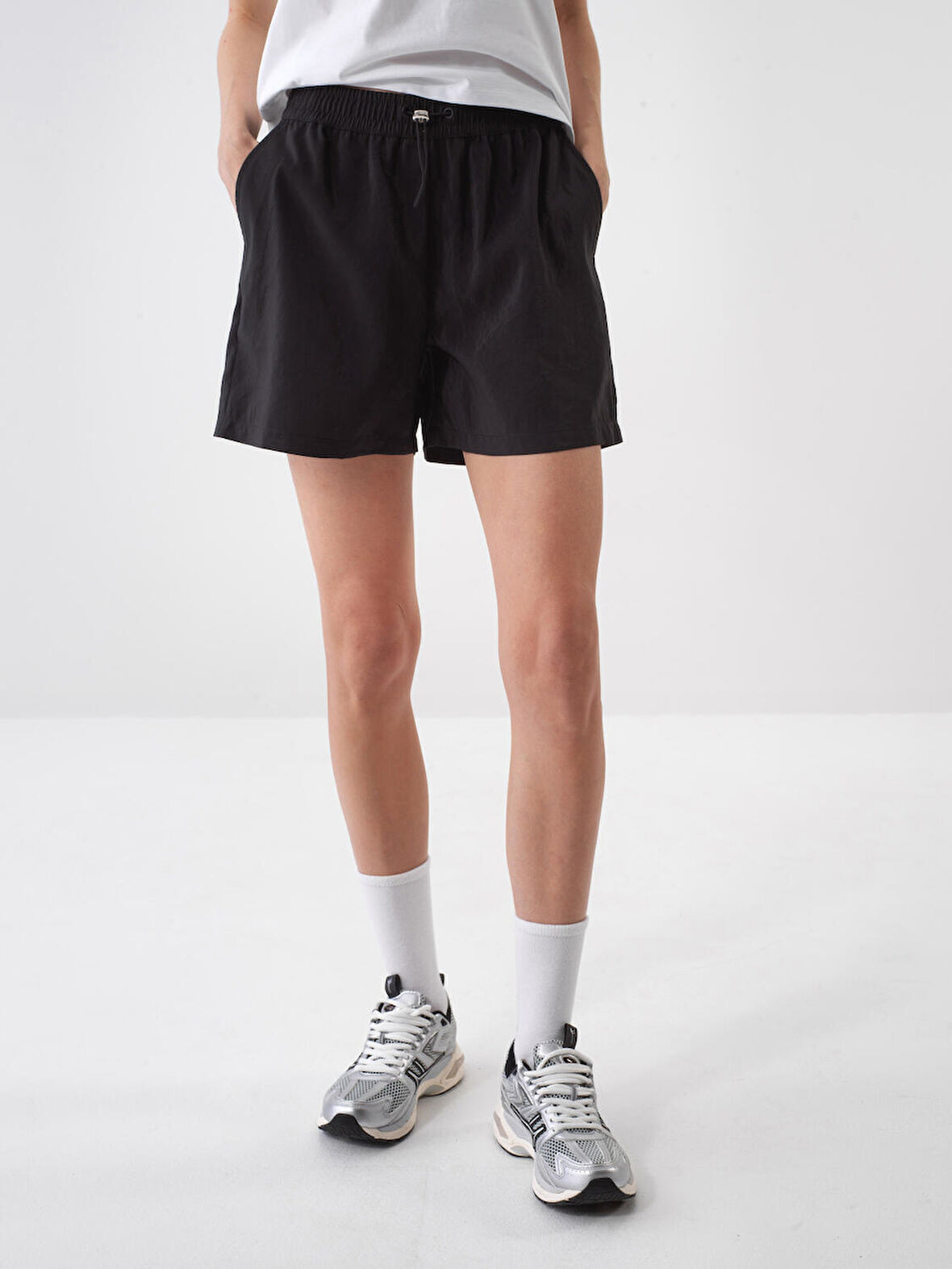 Siyah Oversize  Şort