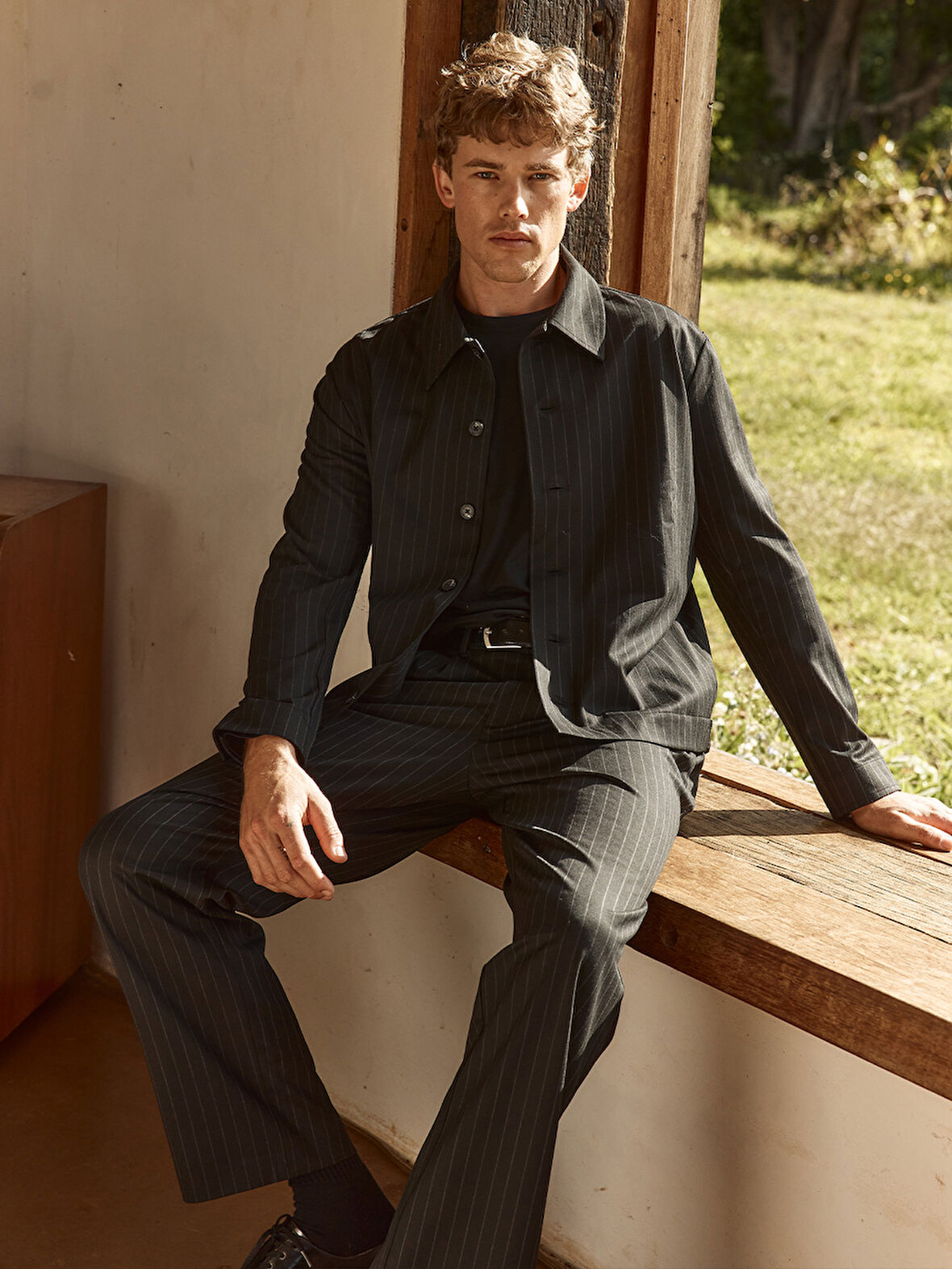 Xint Siyah Esnek Dokulu Regular Fit Ceket