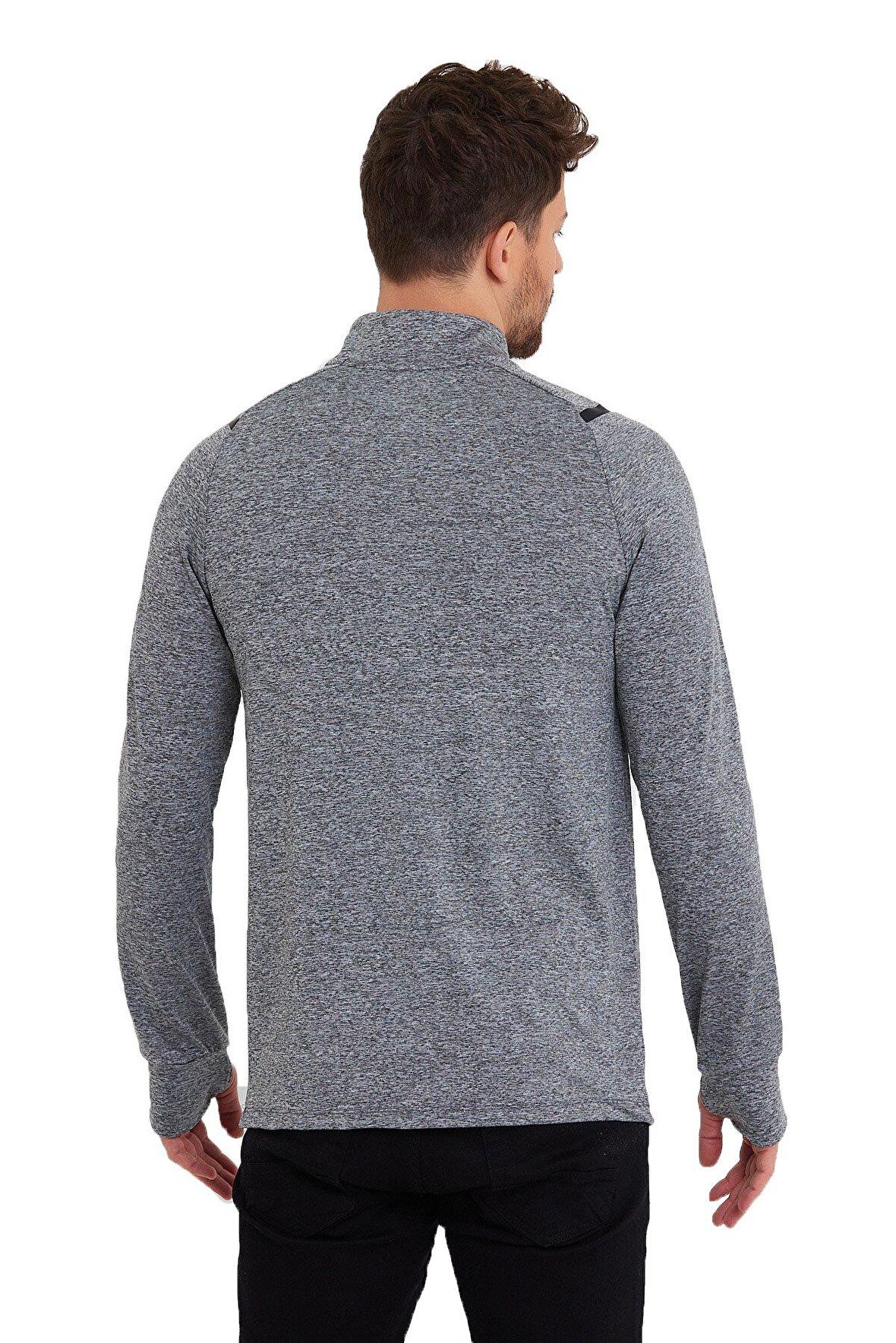 Advance Spor Sweatshirt Erkek Yüksek Yaka 1/4 Fermuar