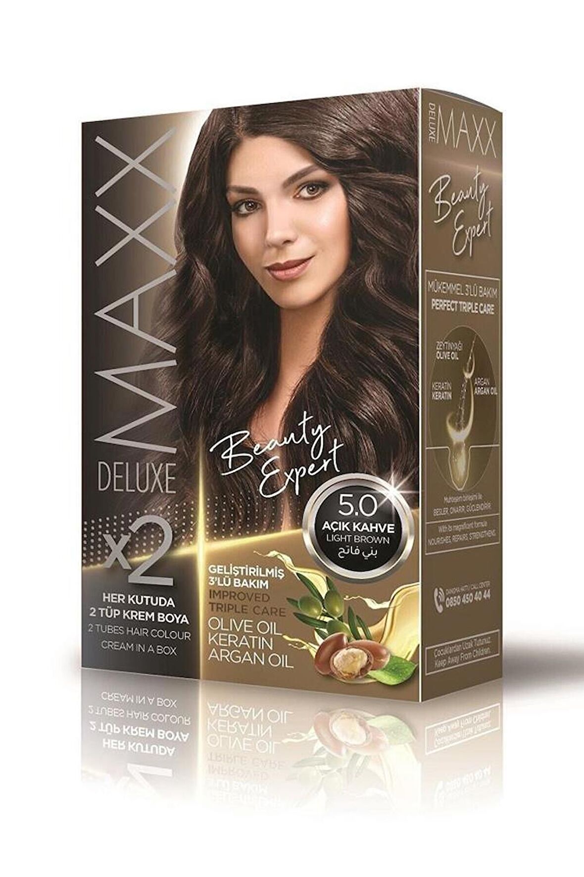 Maxx Deluxe Saç Boyası 5.0 Açık Kahve